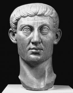 Античный скульптурный портрет Константина Великого